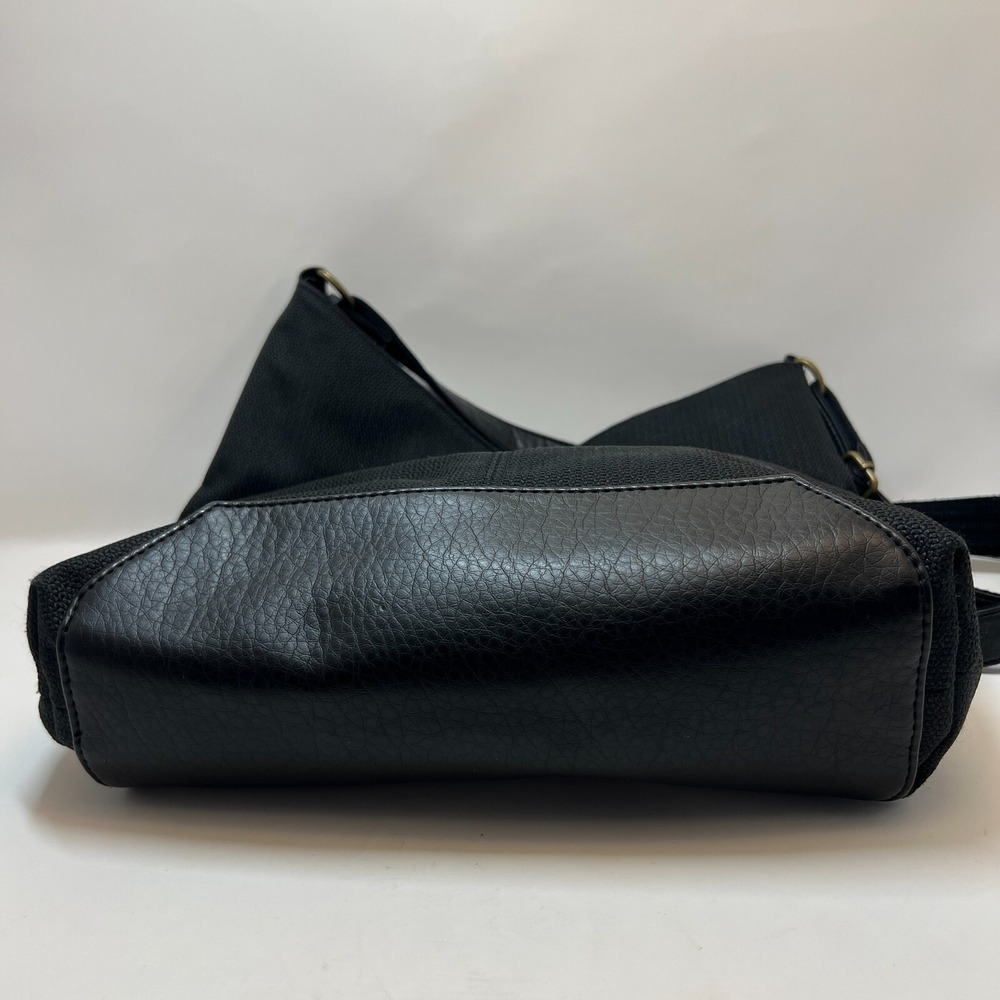 Pistil Black Easy Rider Purse Handbag Crossbody Women's V Shaped Snap Closure - Picture 7 of 12